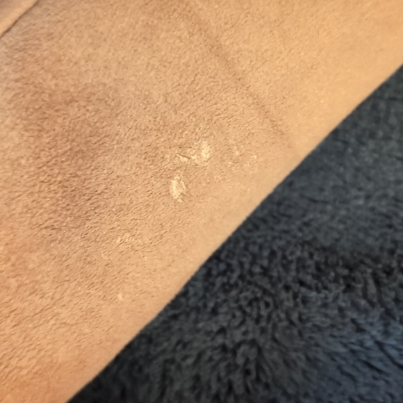 Novelti| Tan Brown Camel Toned Faux Fur Afghan Coat Button Up with Pockets - Picture 11 of 16